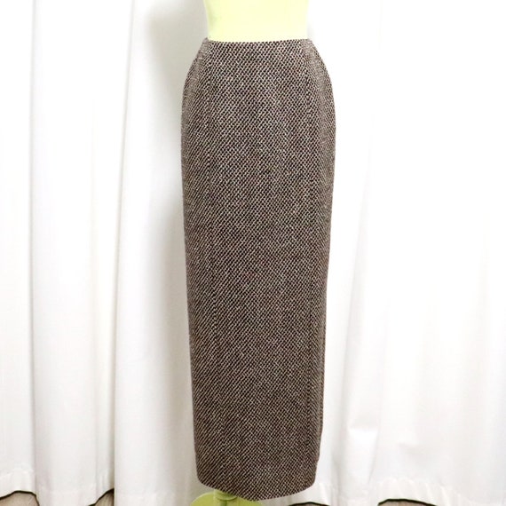 CHANEL 1998A Tweed Skirt | Authentic Vintage Chanel 98 A Maxi Wool