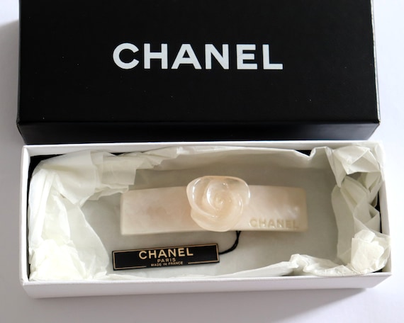 CHANEL Hair Barrette 98A | Auth Vintage Chanel Marble
