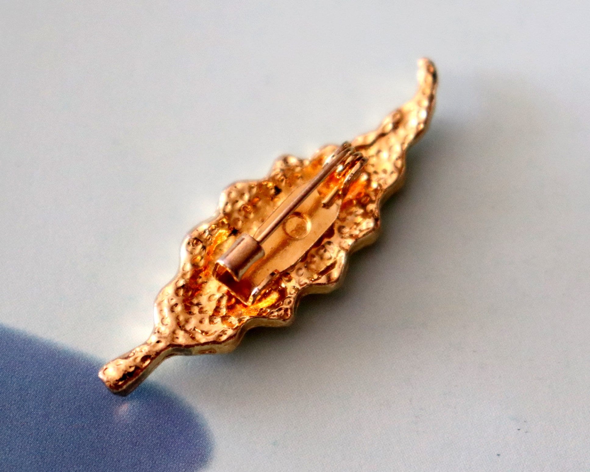 Broches Para Hojas Perforadas Broche de hoja pequeña / broche de hoja de Rhinestone vintage | Etsy