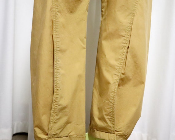 BALENCIAGA Pants Authentic Vintage Balenciaga Woman Cotton Trousers Mustard Yellow Tapered Summer Pants With Pockets Etsy Australia