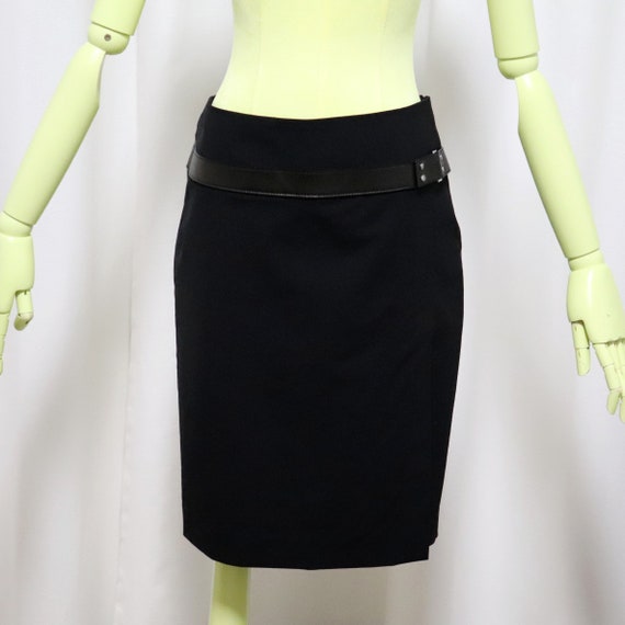 スカート GUCCI by TOM FORD Knee-length skirt GUCCI Tom Ford period Tight Knee-length Skirt Women Size 40 GG