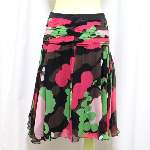 Vintage KENZO Silk Skirt | Authentic Kenzo Knee L… - image 3
