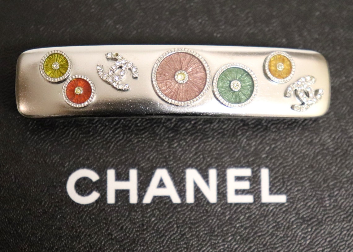 CHANEL Barrette Hair Clip Authentic Vintage Chanel COCO Mark Etsy
