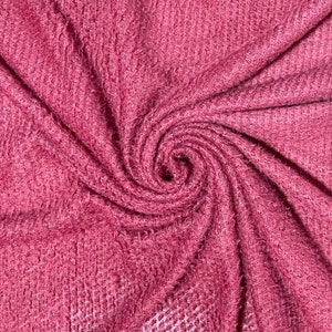 Polartec Alpha Direct Fleece Fabric Red - 60 Gsm/4028 - Insulator Fleece - By The Yard