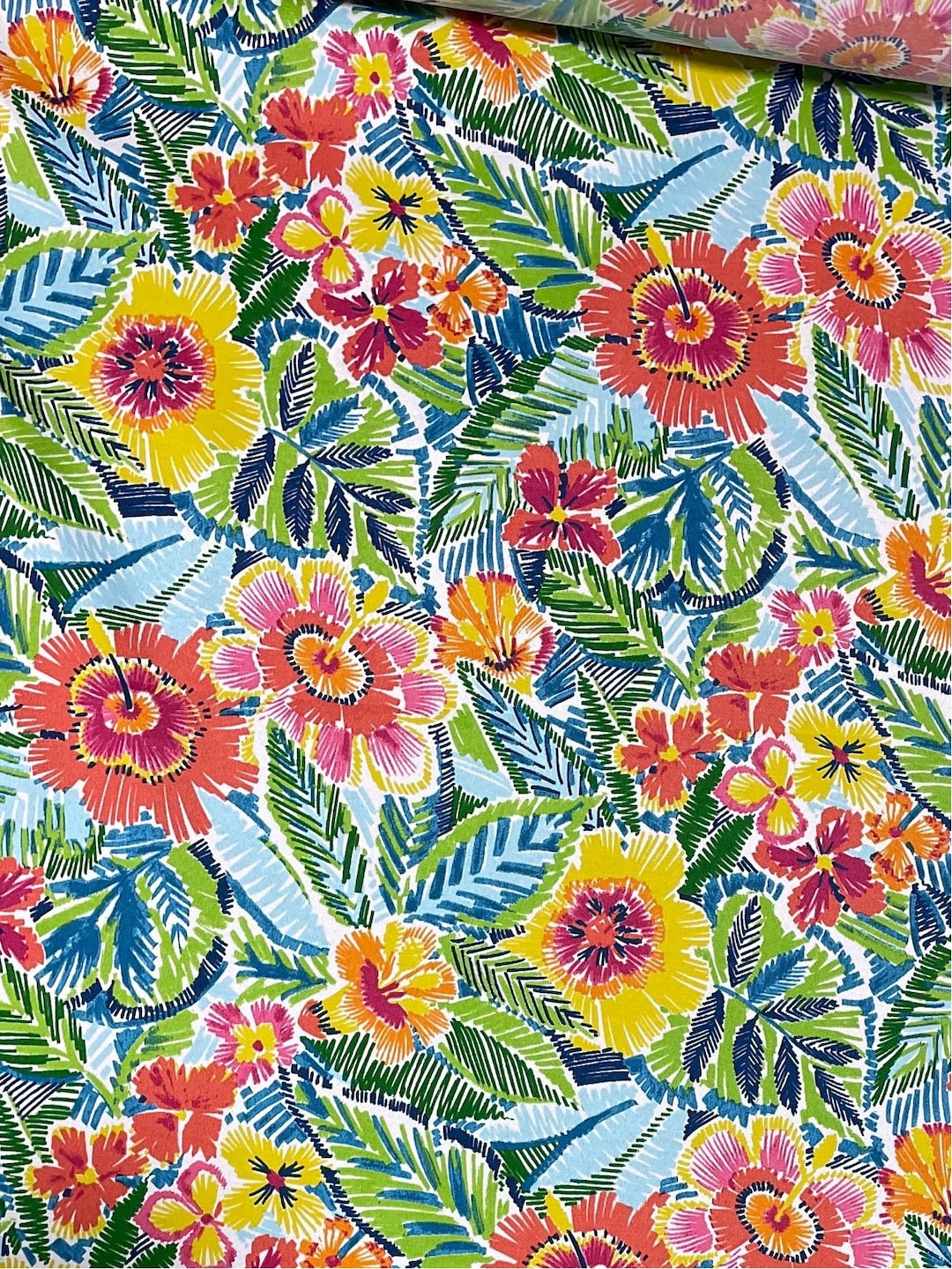 Richloom Solarium Outdoor Fabric by the Yard Water Repellent Tropical