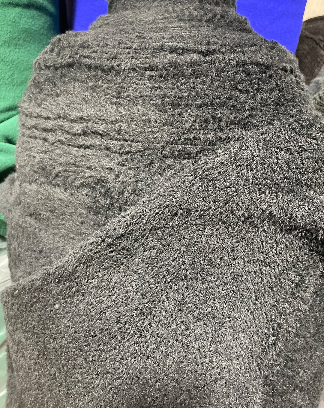 Polartec Alpha Fleece Fabric 60 Gsm Black Insulator Fleece by the Yard