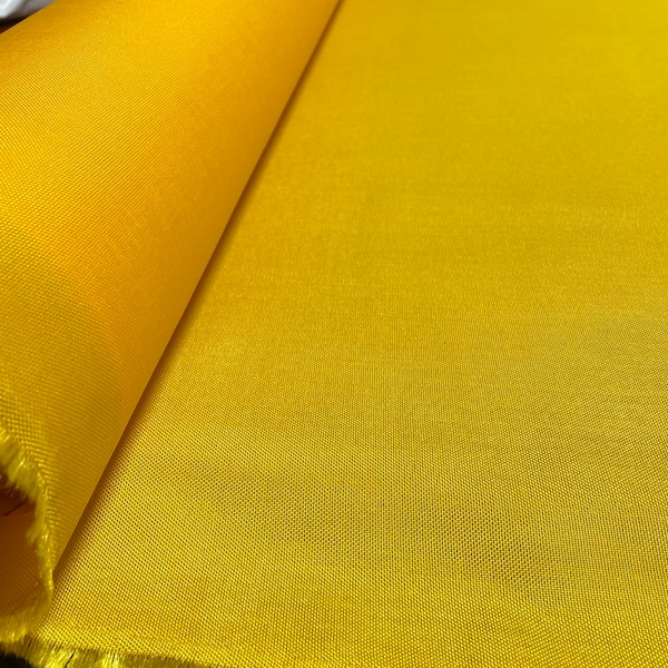 1000D Yellow Coated Nylon Cordura Fabric By The Yard - Nylon Outdoor Fabric - 60”W