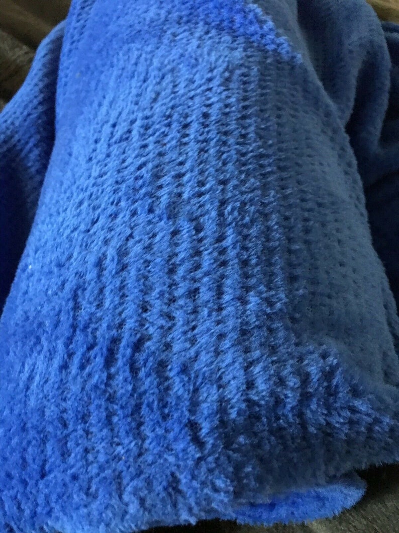 Polartec Alpha Fleece Fabric Blue Insulator Fleece By Etsy