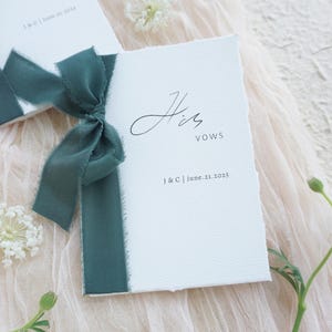 Libros de votos personalizados, libros de votos matrimoniales, libros de votos para él y para ella, libros de votos matrimoniales minimalistas, juego de 2, regalo para despedida de soltera, recuerdos de boda
