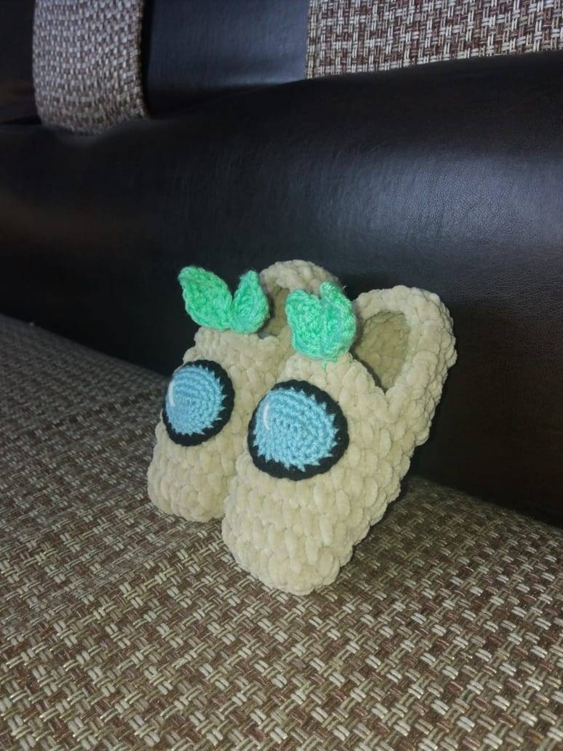 Among Us Knit slippers Plush Slippers Shoes Crochet Crewmate Etsy