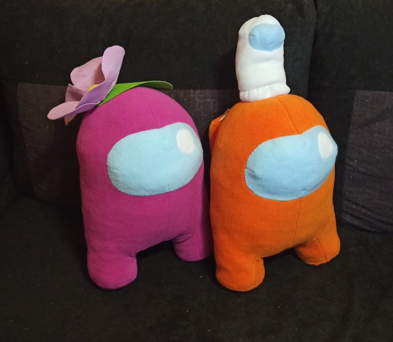 Among Us Plush Big Toy Crewmate with Pocket Case Etsy