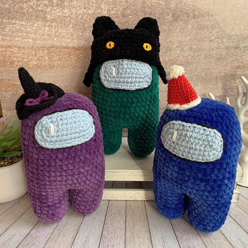 among us crochet plush pattern free