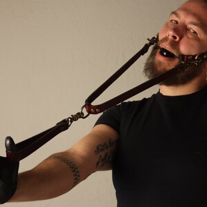 Versatile Oxblood 5-Gag Set by Sabersmyth: Unleash Sensory Exploration in Comfort & Style With d-rings & lead