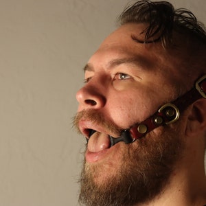Versatile Oxblood 5-Gag Set by Sabersmyth: Unleash Sensory Exploration in Comfort & Style With d-rings