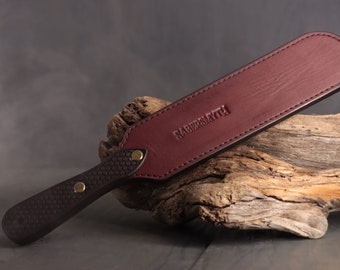 Leather Paddle, Oxblood