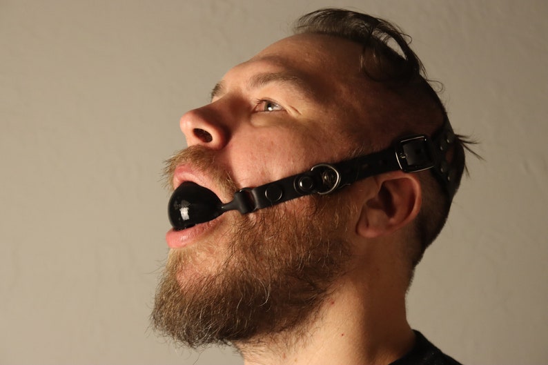 Black 5 Gag Set Multiple Size Ball Gags Ring Gag Bit Gag Etsy