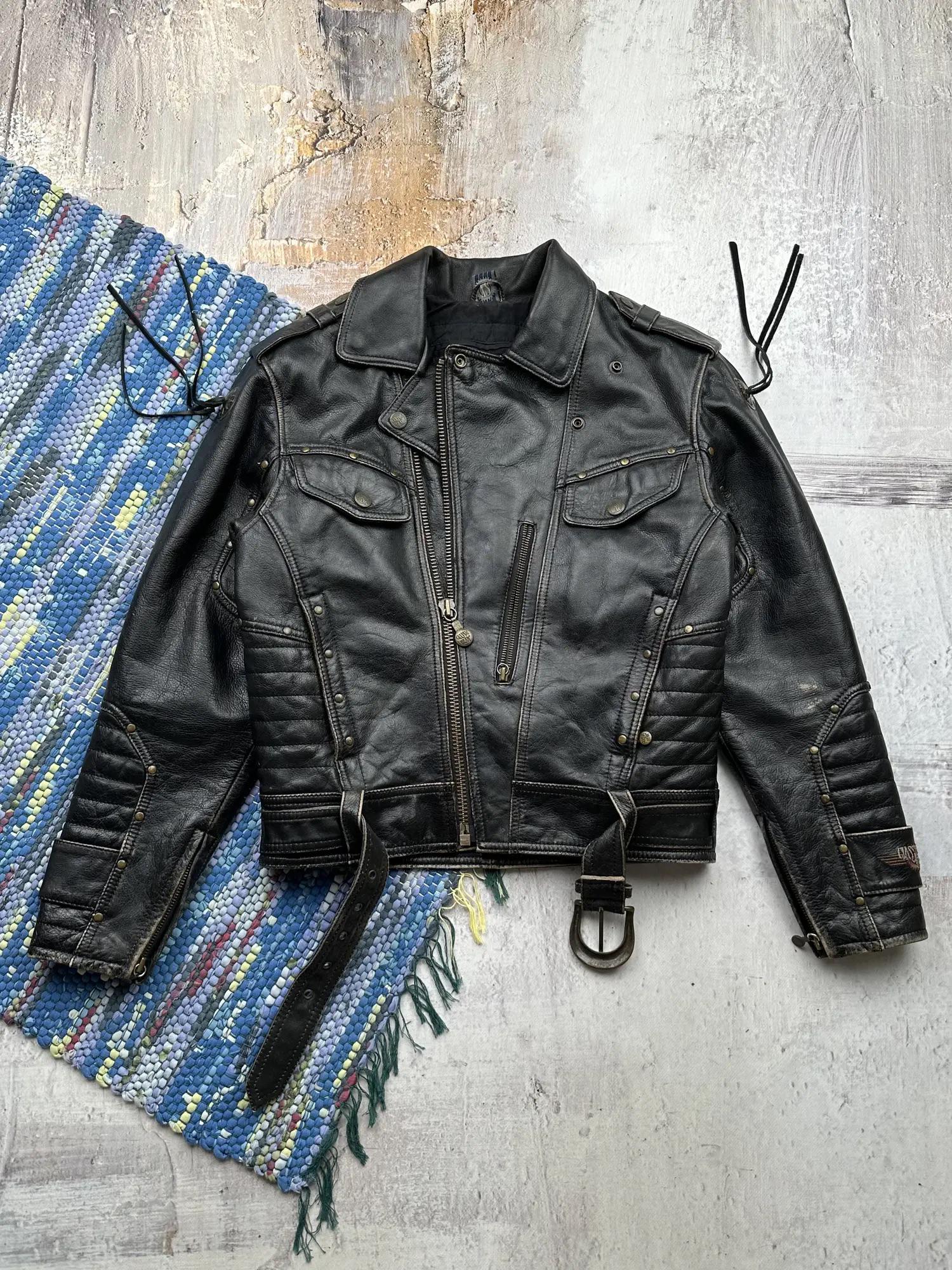 Vintage Faded Leather Jacket