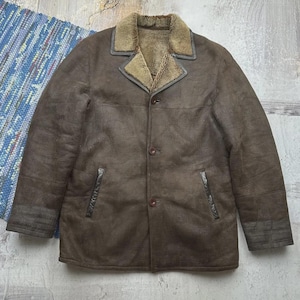 Vintage Real Sheepskin Coat