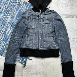 Vintage Cropped Denim Jacket