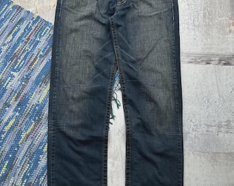 Vintage Loose Fit Faded Jeans