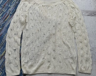 Vintage Mesh Knit Sweater
