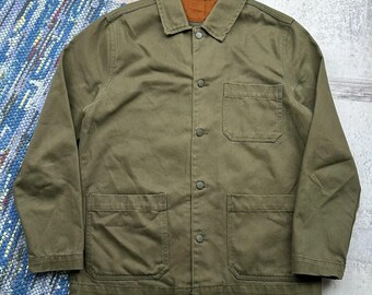 Vintage French Cotton Workwear Jacket - Etsy