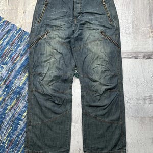 Vintage Loose Fir Jeans With Zipped