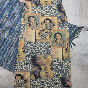 Vintage Glamour Printed Maxi Skirt