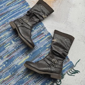 Y2k Moto Boots - Etsy