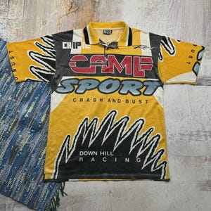 Vintage Racing Polo Tee Made in USA