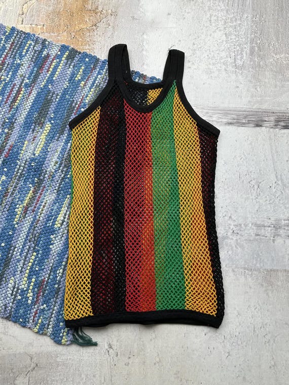 ヴィンテージメッシュタンクトップ - Etsy 日本