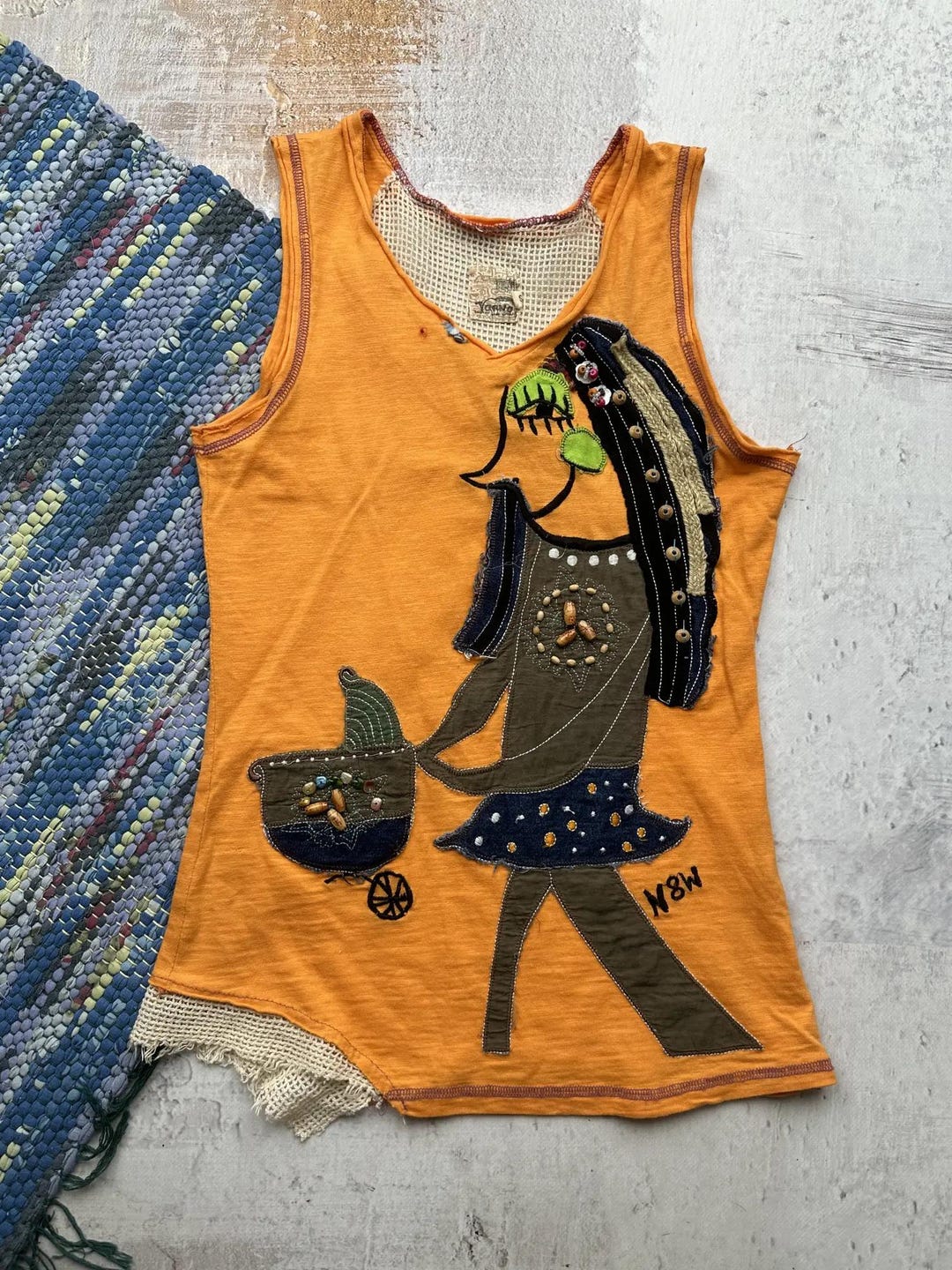 90s Funky Asymmetrical Tank (S)