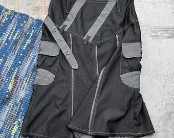 G.O.A Archive Parachute Cargo Zipper Skirt - Etsy