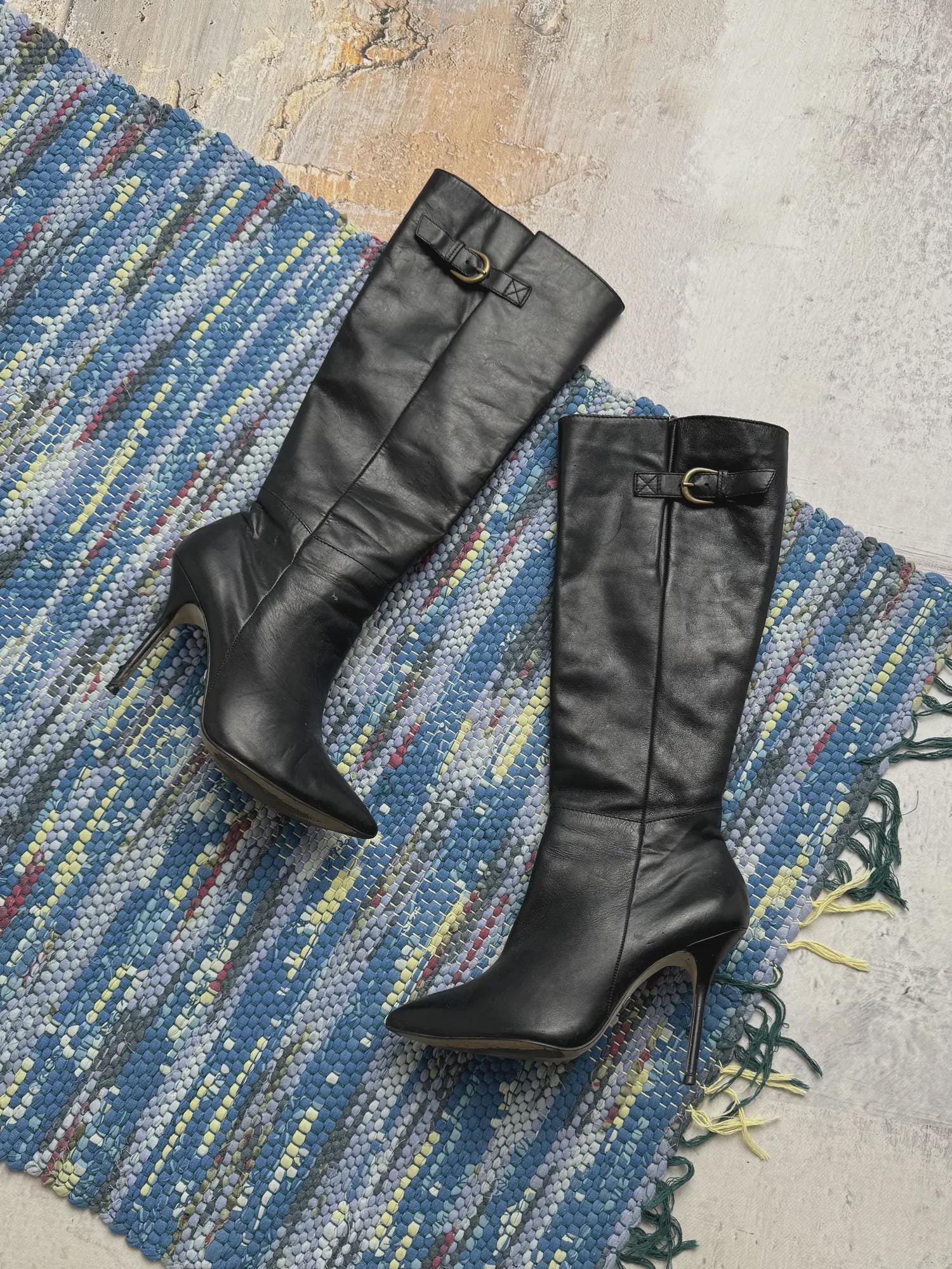 High Heel Y2k Boots - Etsy