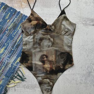 Vintage Printed Bodysuit