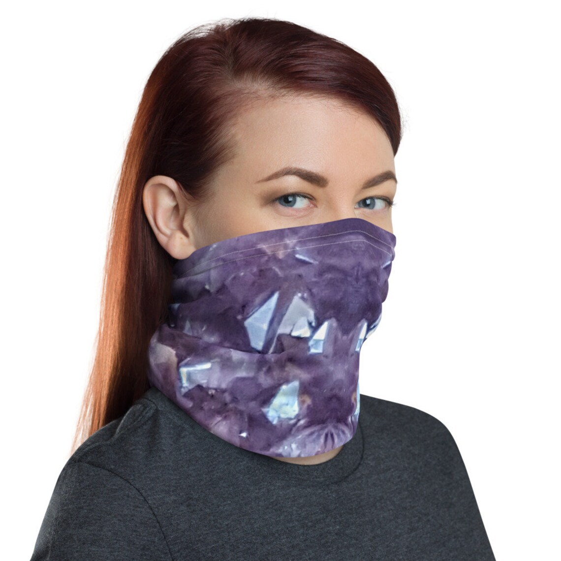Amethyst Crystal Sparkle Face Mask Etsy