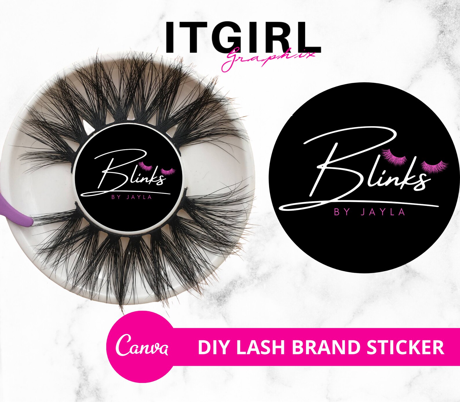 Lash Brand Sticker Lash Sticker Lash Brand Logo Sticker Etsy