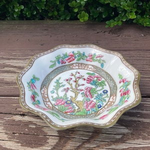 Coalport “Indian Tree” Rim Soup Bowl 7 7/8”
