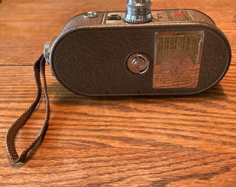 Caméra Argentique Keystone K-8 8 Mm - Objectif F/3.5 - Vintage USA - Marron