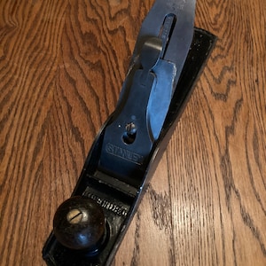 Stanley-Bailey #5 Wood Plane with #241 on blade