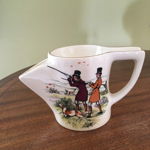 Sandland Hanley Stafford Ceramic Shaving Mug with Brush