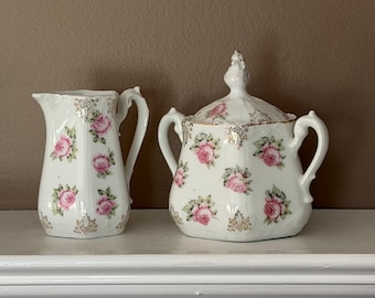 Azucarero y cremera vintage de Z.S. and Co.