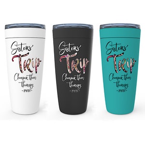 Sisters Trip Tumbler: Funny Stainless Steel Travel Mug