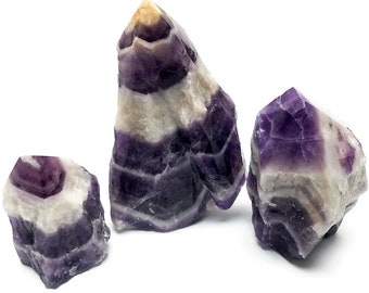 Chevron Amethyst with Natural Sides