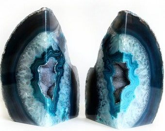 Agate Bookend Pair