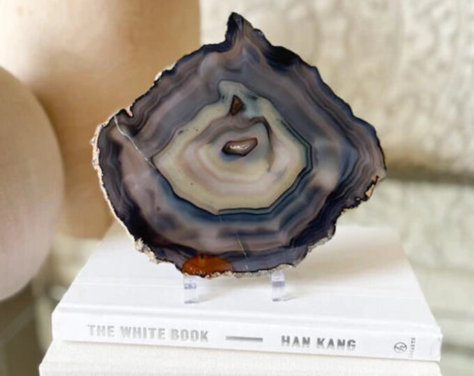 Agate Slice With Natural Sides