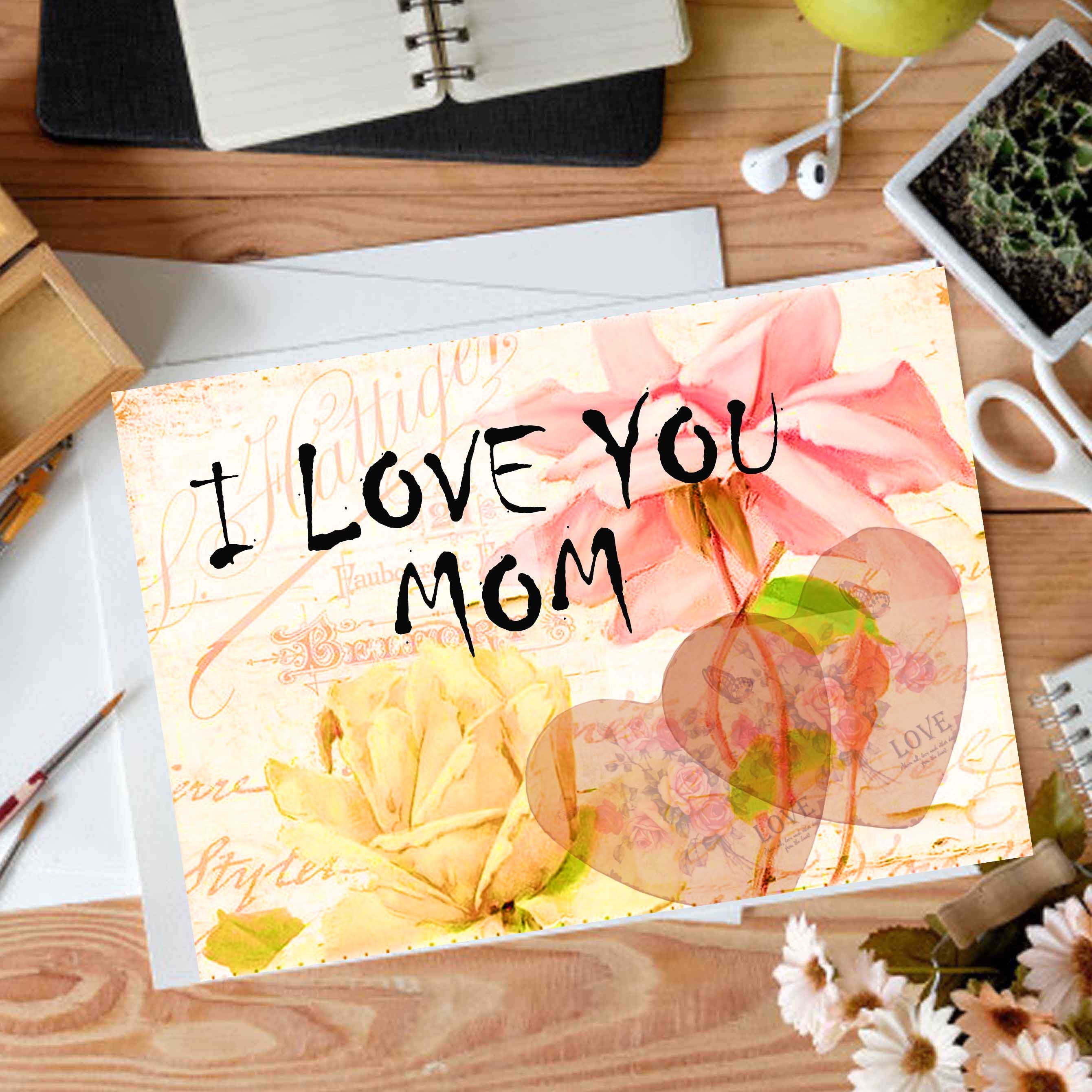 I LOVE YOU MOM Printable Wallpaper Gift for Mom Nice Wall - Etsy Australia I LOVE YOU MOM Printable Wallpaper Gift for Mom Nice Wall - Etsy Australia