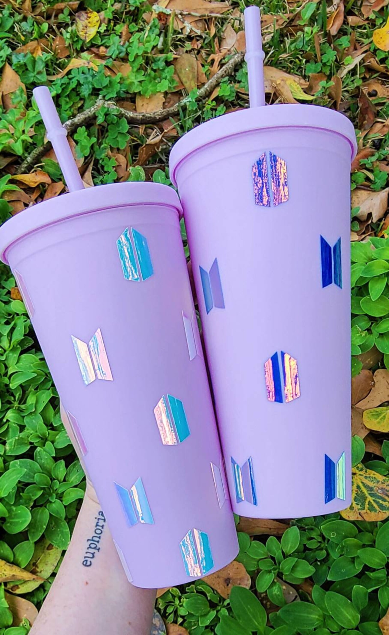 BTS Logo Cups Etsy