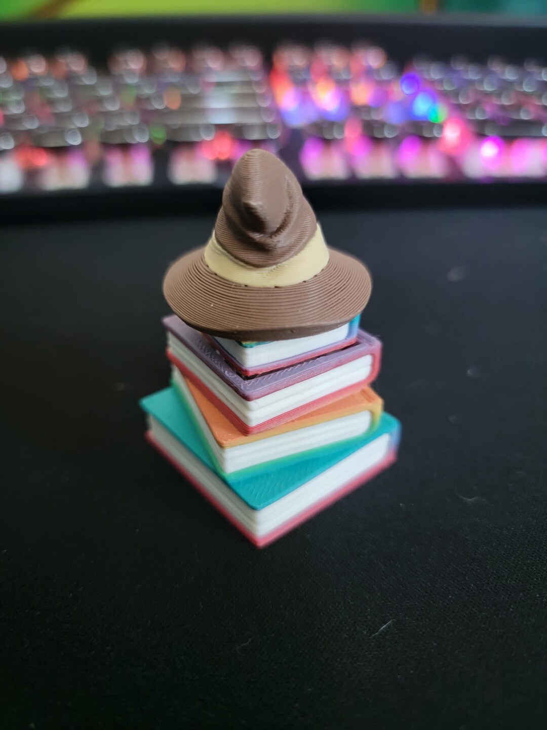 3D Printed Book Stack Clicker Toy: Fantasy Designs, Custom Colors - Etsy
