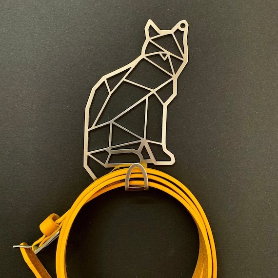 Cat wall hook made of metal animal coat hook decorative Etsy